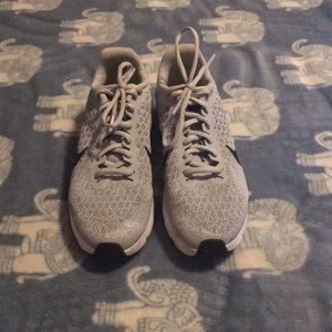 Size 5 Nike grey tennis shoes